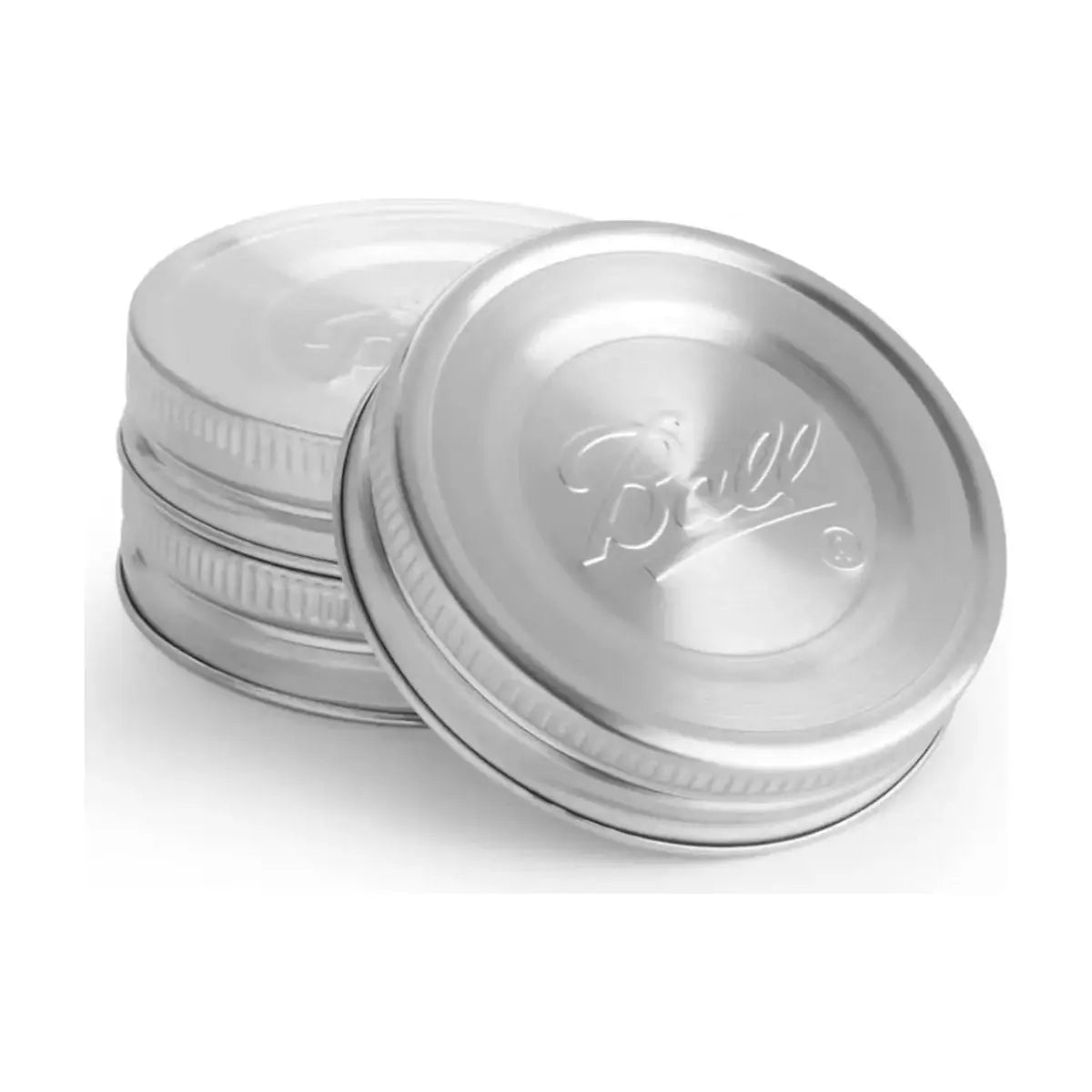 Caja 3pz Tapas de Acero Inoxidable Ball Boca Regular - Ball - detalle