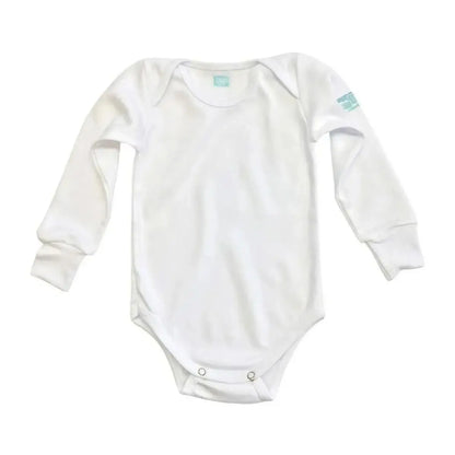 Pañalero BLANCO Manga Larga Talla 6 Meses 6 PIEZAS - Coveme