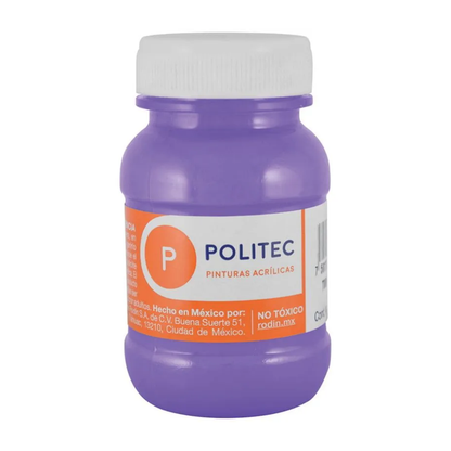 Set 10 Pinturas Acrilicas Politec Diferentes Colores 100ml