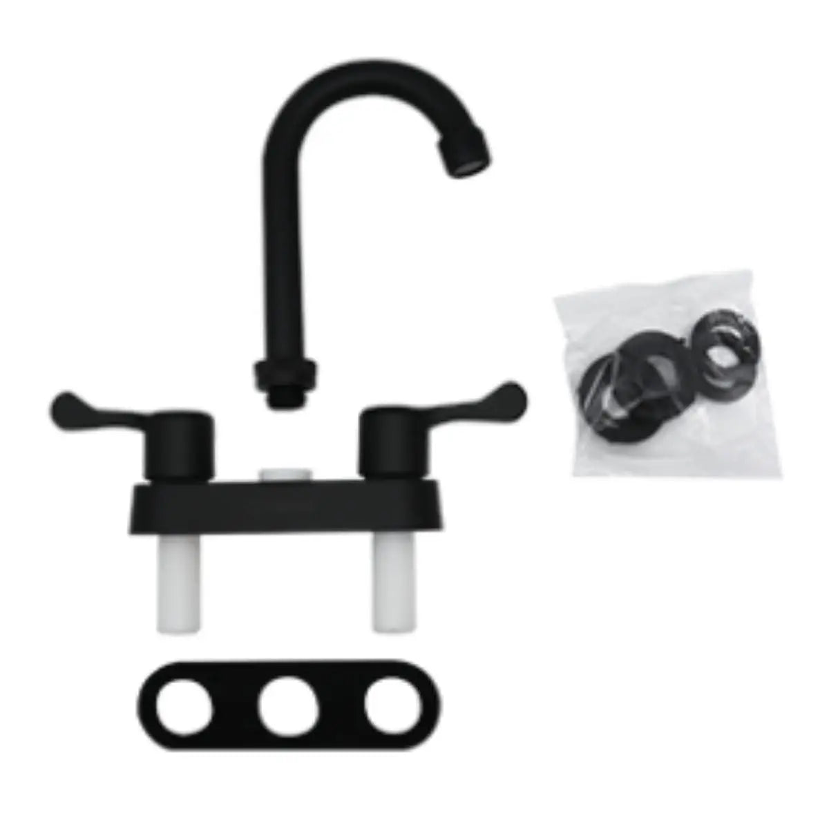 Mezcladora Lavabo Meer Negro Mate - CNX - detalle