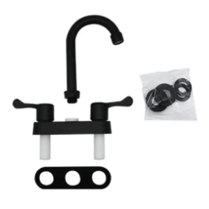 Mezcladora Lavabo Meer Negro Mate - CNX - detalle