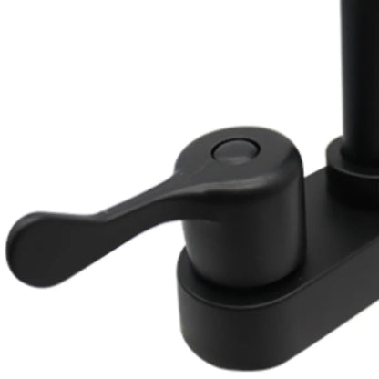 Mezcladora Lavabo Meer Negro Mate - CNX - vista lateral