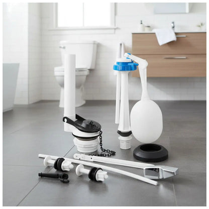 Meer Juego Herrajes Elgar WC Completo 6PZ - CNX - vista trasera