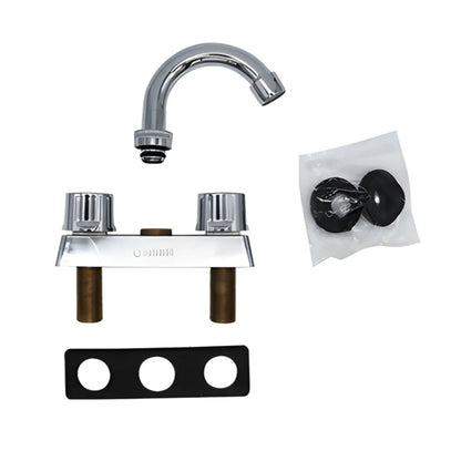 Meer Mezcladora Lavabo 4" Cierre 1/4 de Vuelta MASTER 24PZ - CNX - empaque