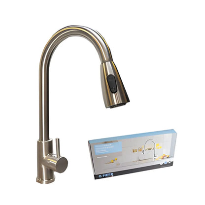 Meer Mezcladora Monomando Flexible Fregadero Zinc Cromada MASTER 10PZ - CNX - vista trasera