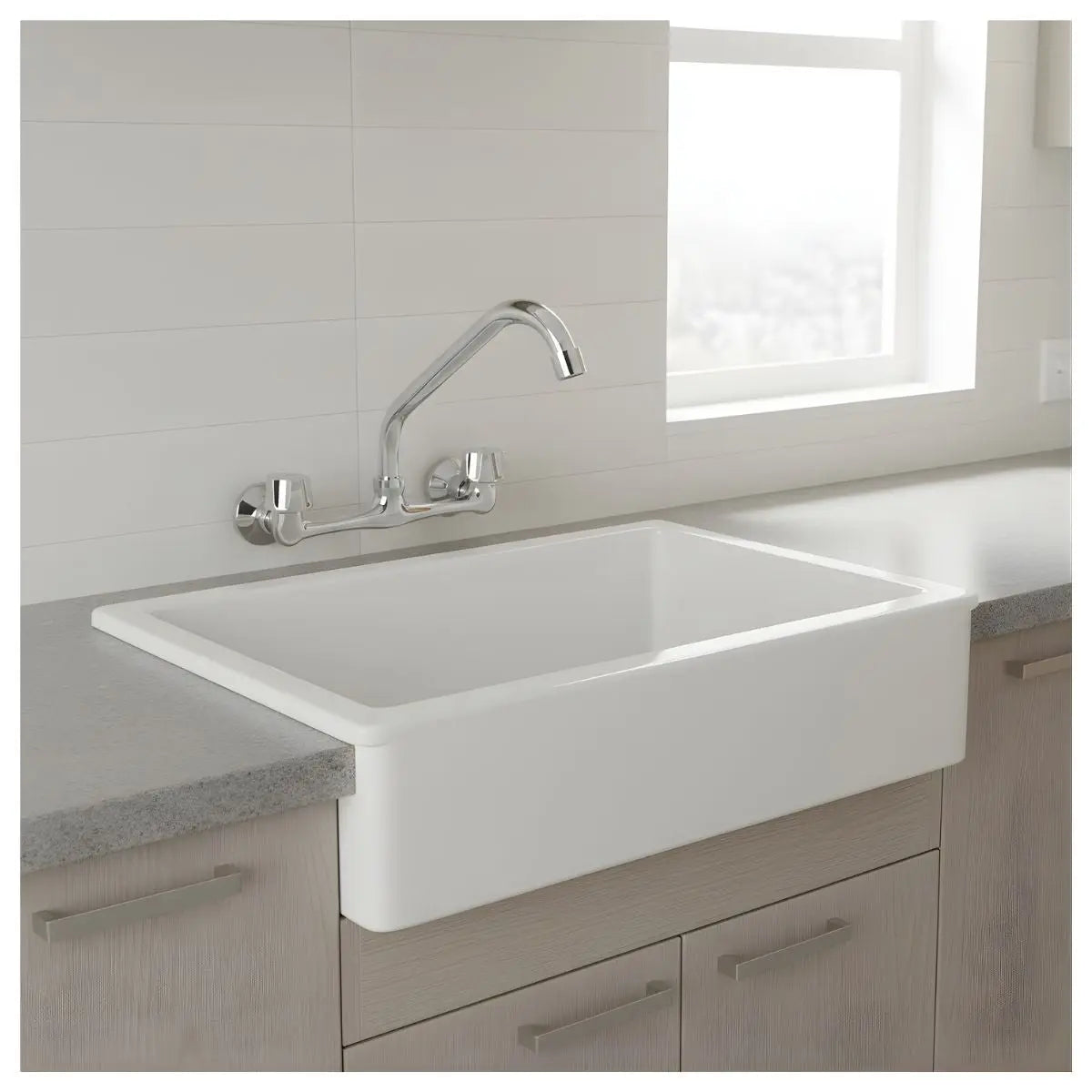 Mezcladora Fregadero Meer Laton Acero Inoxidable Cromada - CNX - empaque