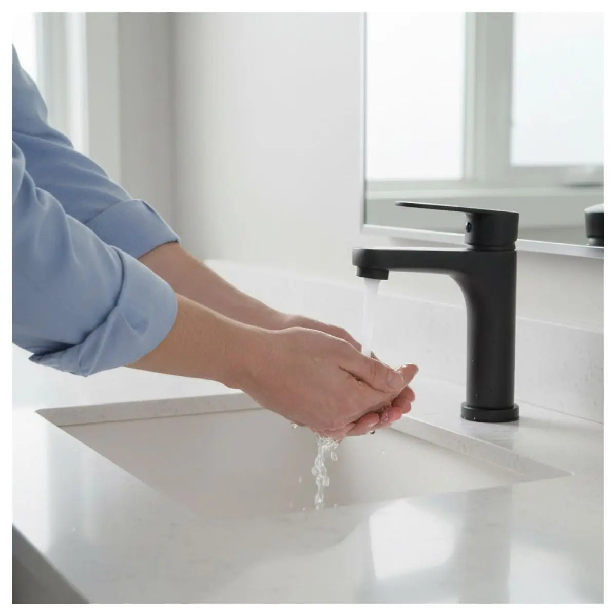 Mezcladora Monomando Lavabo Meer - CNX - accesorios