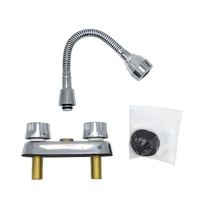 Mezcladora Fregadero Meer Laton Acero Inoxidable 4" 6PZ - CNX - accesorios