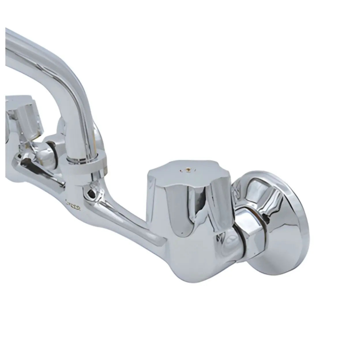 Mezcladora Fregadero Meer Laton Acero Inoxidable Cromada - CNX - vista lateral