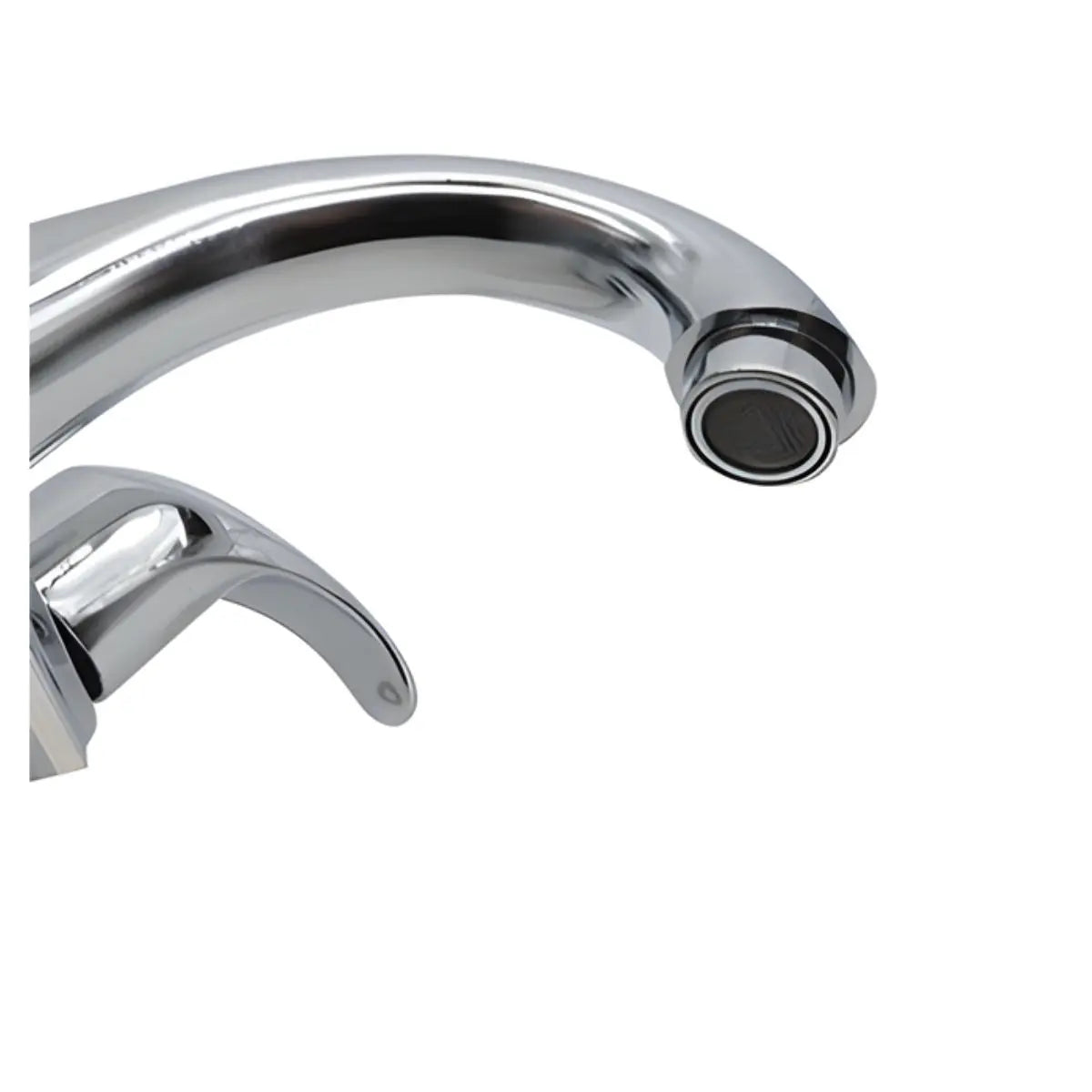 Mezcladora Lavabo Meer Color Plateado 4" Cuerpo de Laton 6PZ - CNX - vista trasera