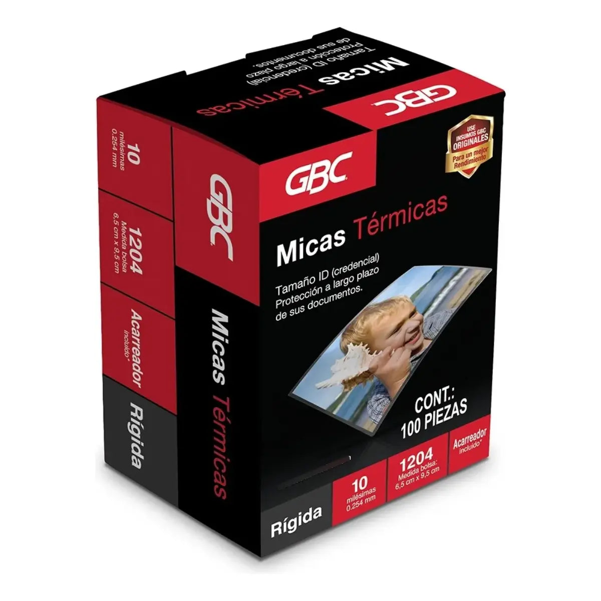 Micas Térmica GBC 1204 6.5 X 9.5 Cm 10 Milésimas 100 Piezas - ACCO