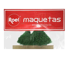 Set 3 Pinos Maqueta Roel Modelismo Altura 7cm - Roel - vista lateral