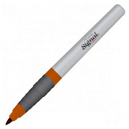 Marcadores Azor Permanente Signal Fino Punta Bala 12 Piezas Elegir Color Naranja - Azor - vista lateral