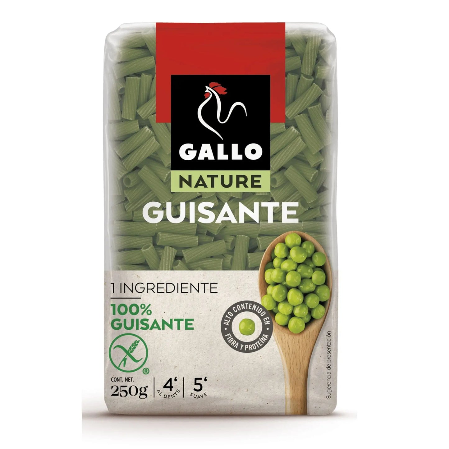 Nature Macarron Guisante 250g - Cesarfer - vista lateral