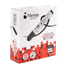 12 Marcadores Pizarron Blanco Nextep Color A Elegir Negro - Nextep