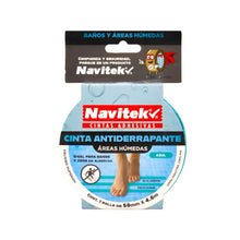 CINTA ANTIDERRAPANTE AREAS HUMEDAS 25 MM  X 4.6M NAVITEK - Offiland