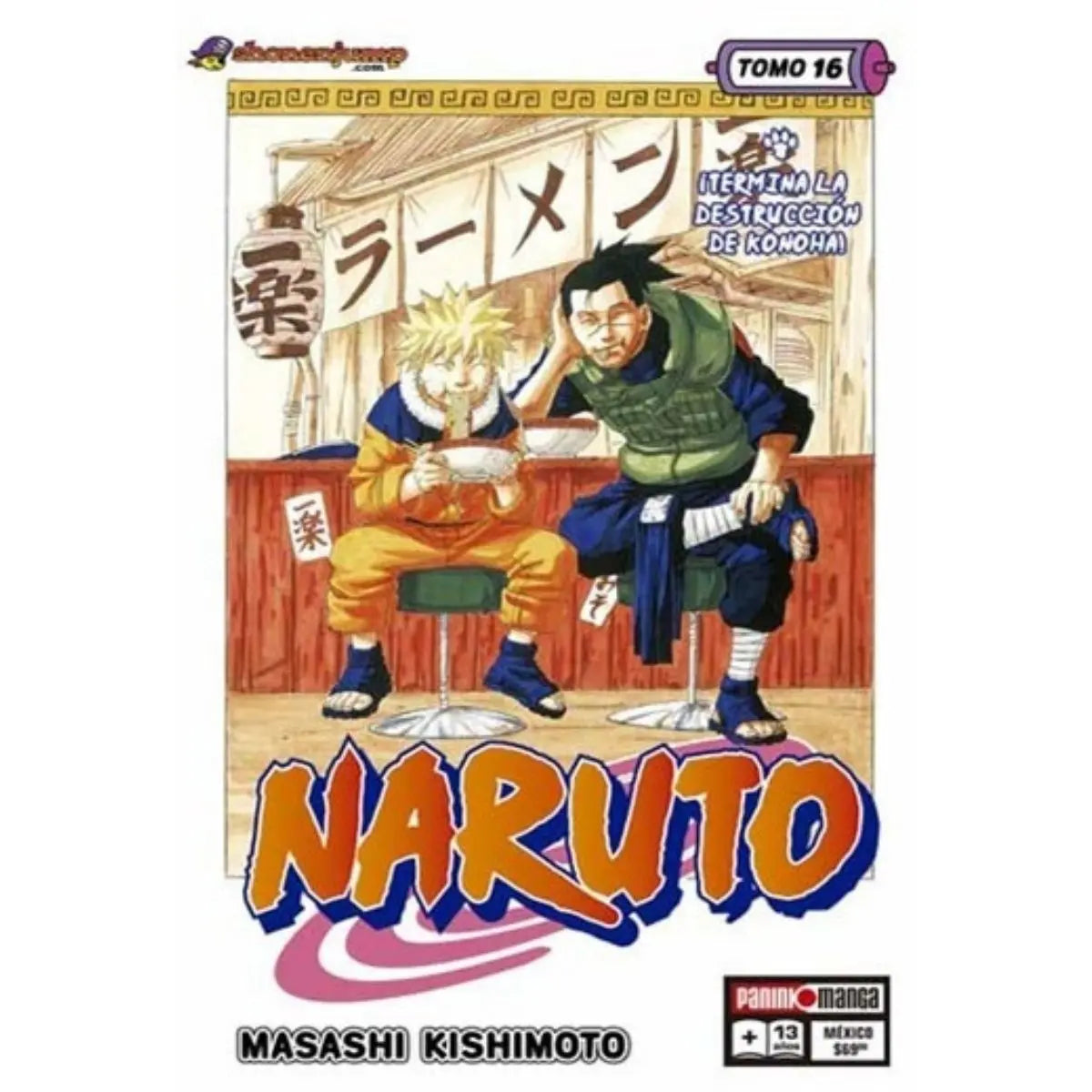 Naruto Manga Tomo A Elegir Panini Anime Español N°16 - Panini