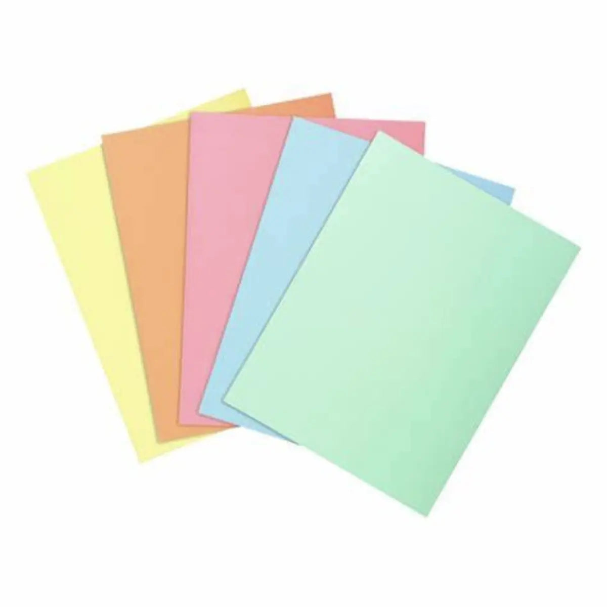 PAPEL BOND 500 HOJAS TAMAÑO CARTA COLORES PASTEL 75g - Office Lab - vista lateral