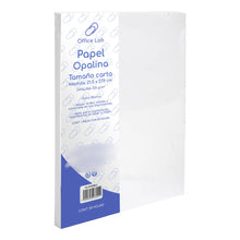 PAPEL OPALINA 50 HOJAS TAMAÑO CARTA 125 g - Office Lab