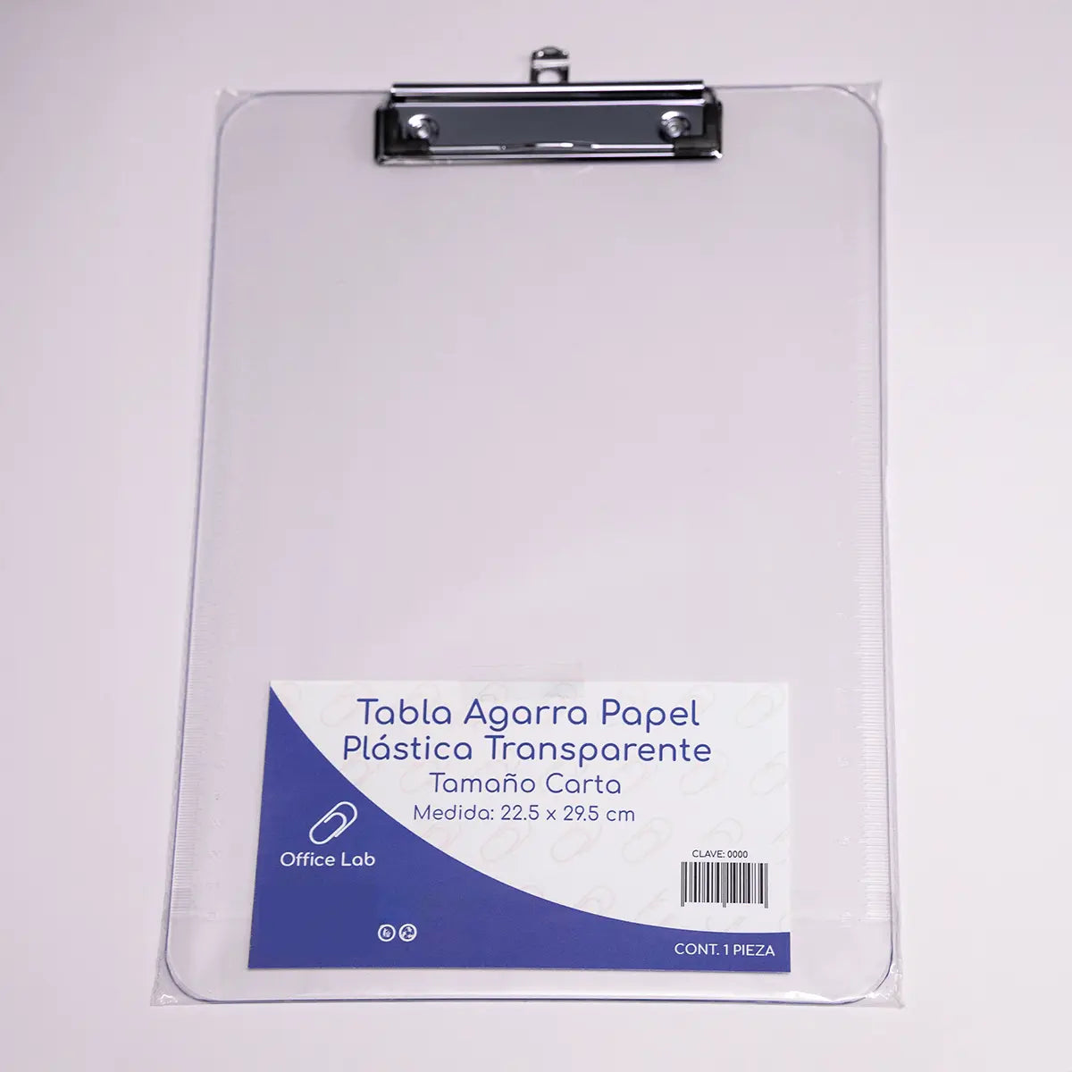 Tabla Sujeta Papeles Office Lab Plastico Tamaño Carta - Office Lab - empaque