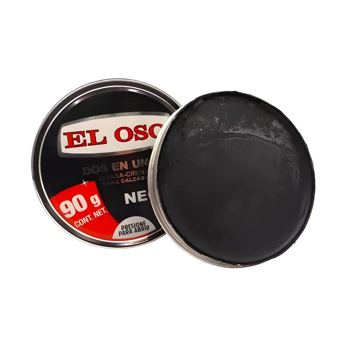 Grasa Crema Calzado El Oso Dos En Uno Color Negro 90g - El oso - detalle