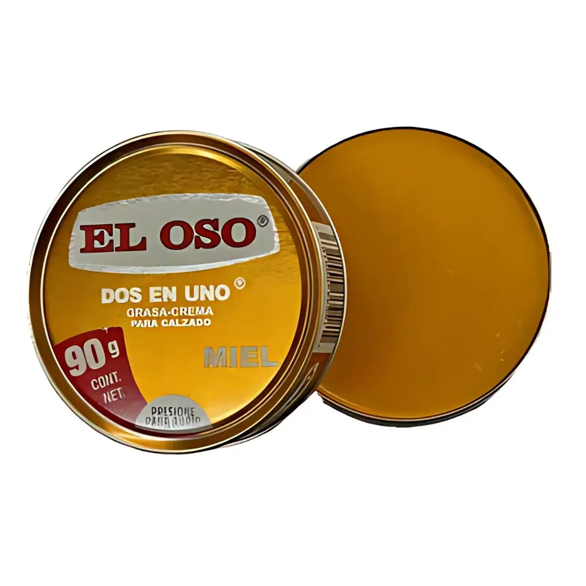 Grasa Calzado El Oso Dos En Uno Colores Elegir 90 G Vino - El oso - empaque