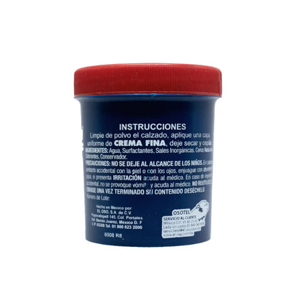 Grasa Crema Fina El Oso Calzado Color Azul 170g Brillo - El oso - vista trasera