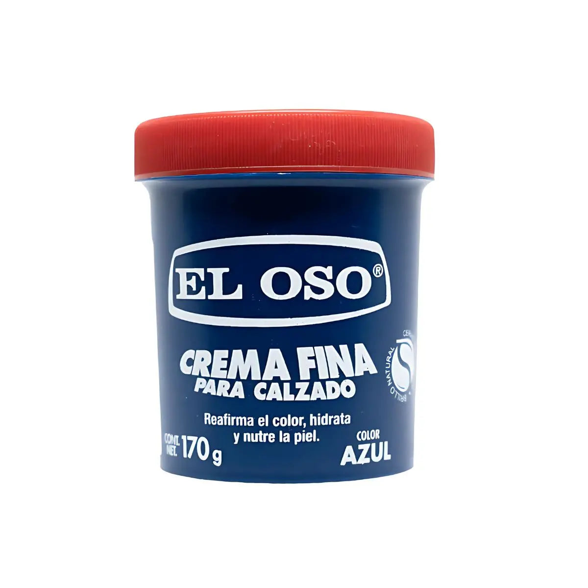 Grasa Crema Fina El Oso Calzado Color Azul 170g Brillo - El oso - vista lateral
