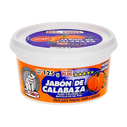 Jabon Calabaza Calzado El Oso Zapataos Nutre Suaviza 125 G - El oso