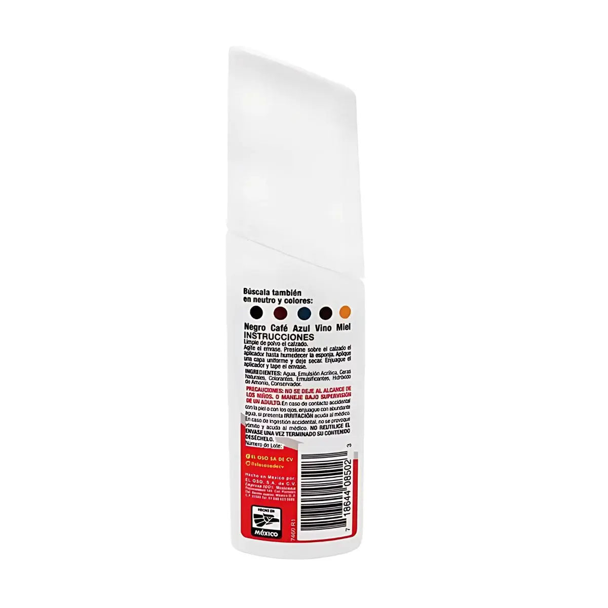 Cera Líquida Calzado El Oso Color Blanco 70ml Limpieza - El oso - detalle