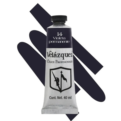 Pintura Al Oleo Profesional Velazquez 40ml Arte Escoge Color Óleo Violeta Permanente - Roel