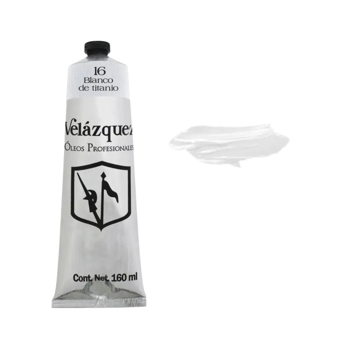 Pintura Al Oleo Profesional Velazquez 160ml color a elegir Blanco De Titaneo - Velazquez