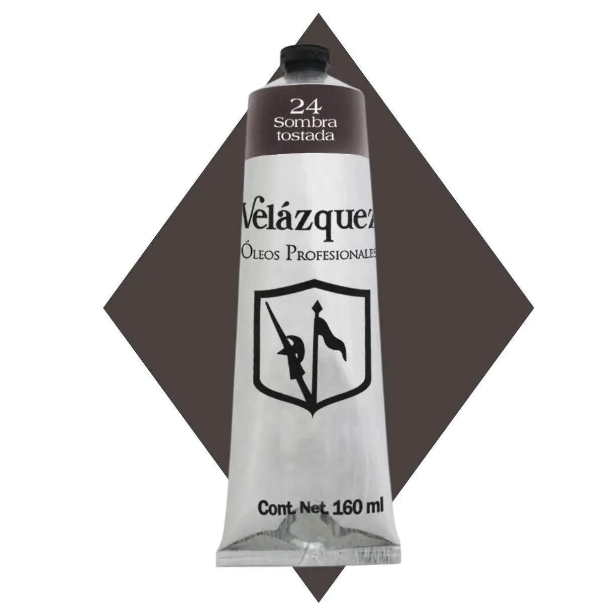 Pintura Al Oleo Profesional Velazquez 160ml color a elegir Sombra Tostada - Roel