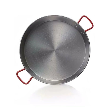 Paellera Pulida de Hierro 50cm - el cid - vista lateral