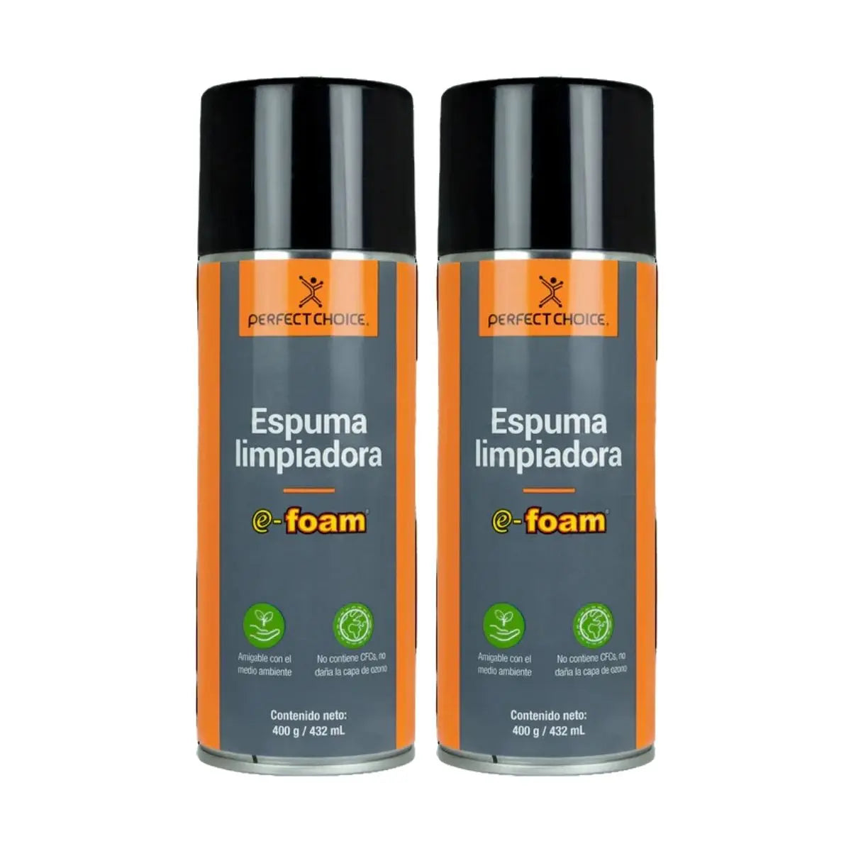 2 Pz Espuma Limpiadora E-foam Perfect Choice 400g C/u - Perfect Choice - empaque