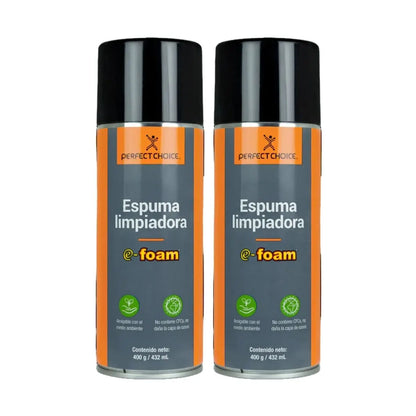 2 Pz Espuma Limpiadora E-foam Perfect Choice 400g C/u - Perfect Choice - empaque