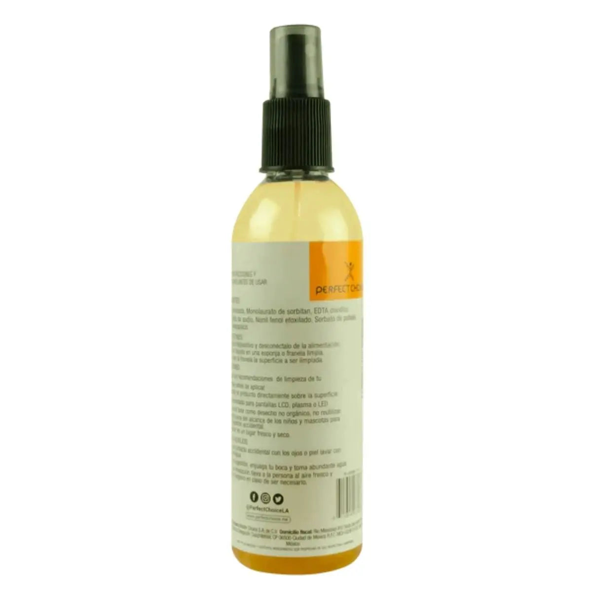 4 Pz Limpiador Equipo Electronico Perfect Choice 250ml C/u - Perfect Choice - vista lateral