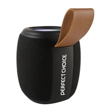 Bocina Inalambrica Bluetooth Perfect Choice Novel Drum Negro - Perfect Choice - vista lateral
