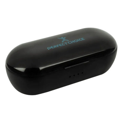 Audifonos Negro Azul Inalambricos Perfect Choice Bluetooth - Perfect Choice - vista lateral