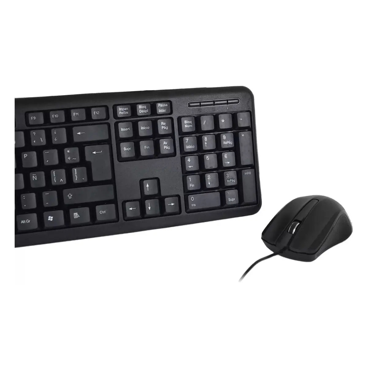 Kit Teclado Mouse Usb Alambrico Perfect Choice Antiderrames - Perfect Choice - detalle