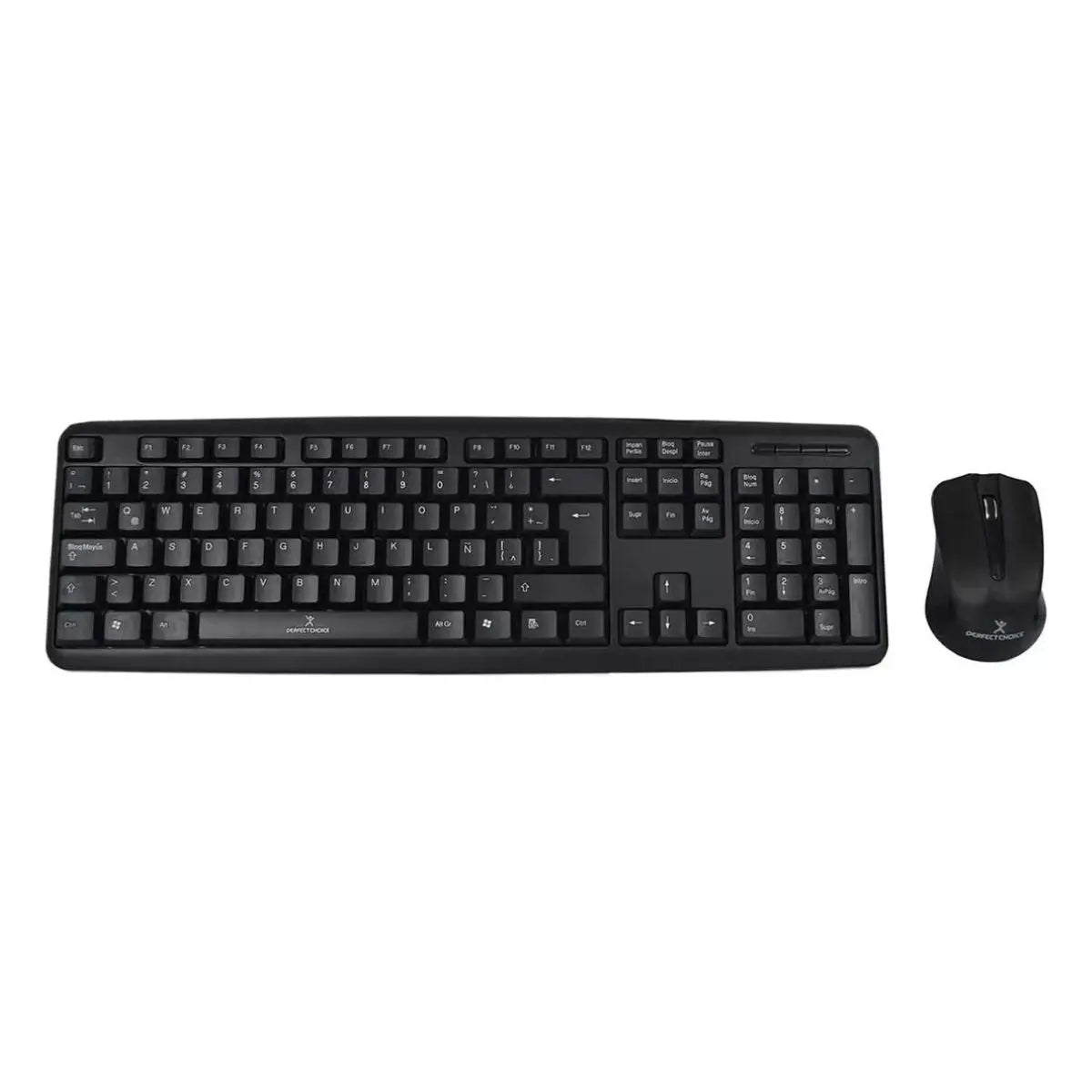 Kit Teclado Mouse Usb Alambrico Perfect Choice Antiderrames - Perfect Choice