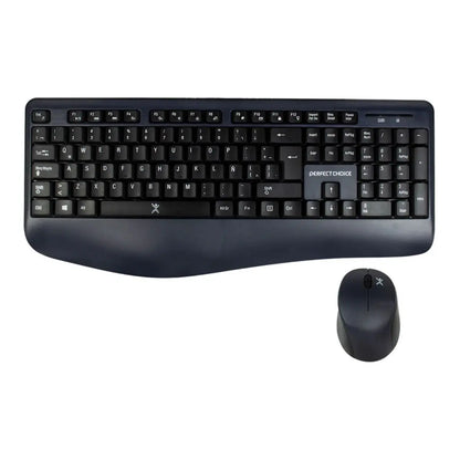 Kit Teclado Mouse Ergonomico Inalambrico Perfect Choice - Perfect Choice - detalle