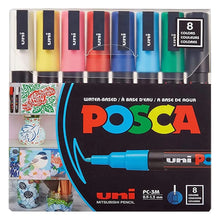 8 Marcadores Posca Punta Fina Redonda Colores Surtidos - Posca