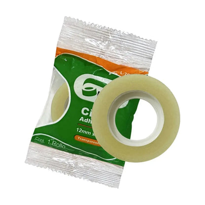 Pack 5 Cinta Adhesiva Corte Fácil Transparente de 12x33 Devek - Devek
