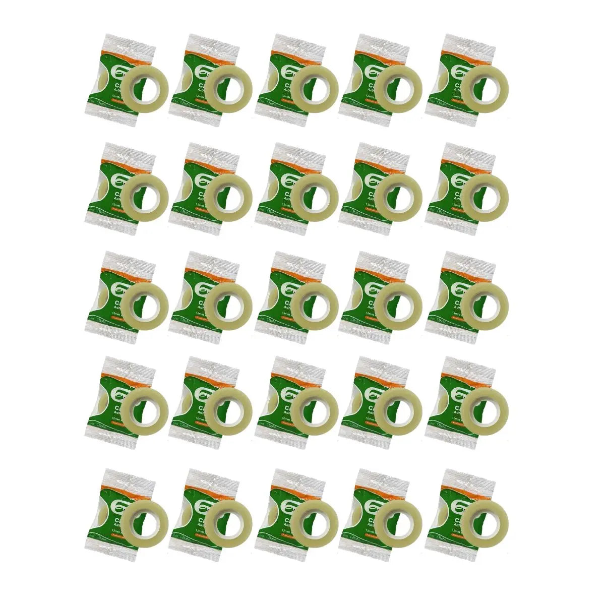 Pack 25 Cinta Adhesiva Corte Fácil Transparente de 12x65 Devek - Devek