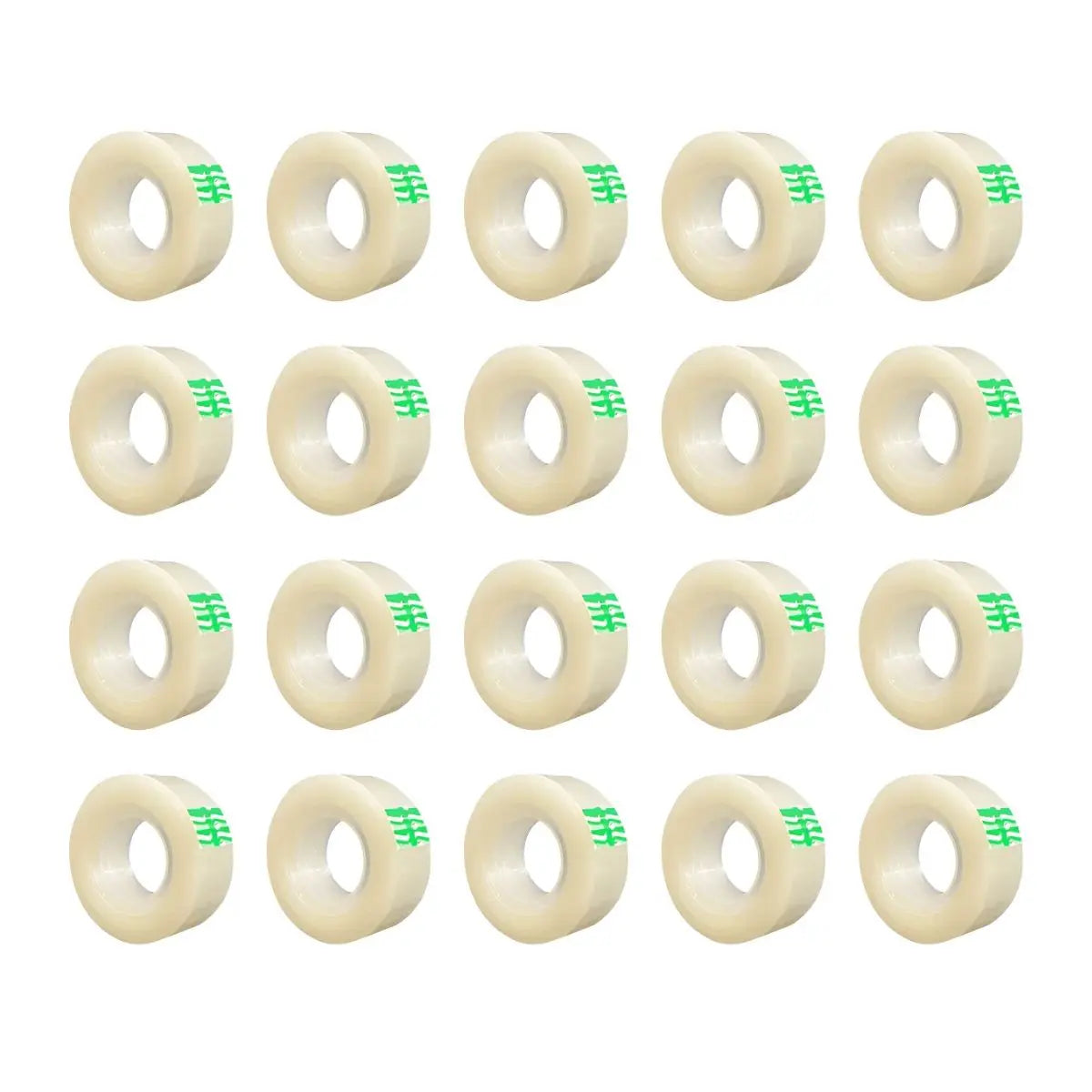 Pack 20 Cinta Adhesiva Corte Fácil Transparente de 24x65 Devek - Devek