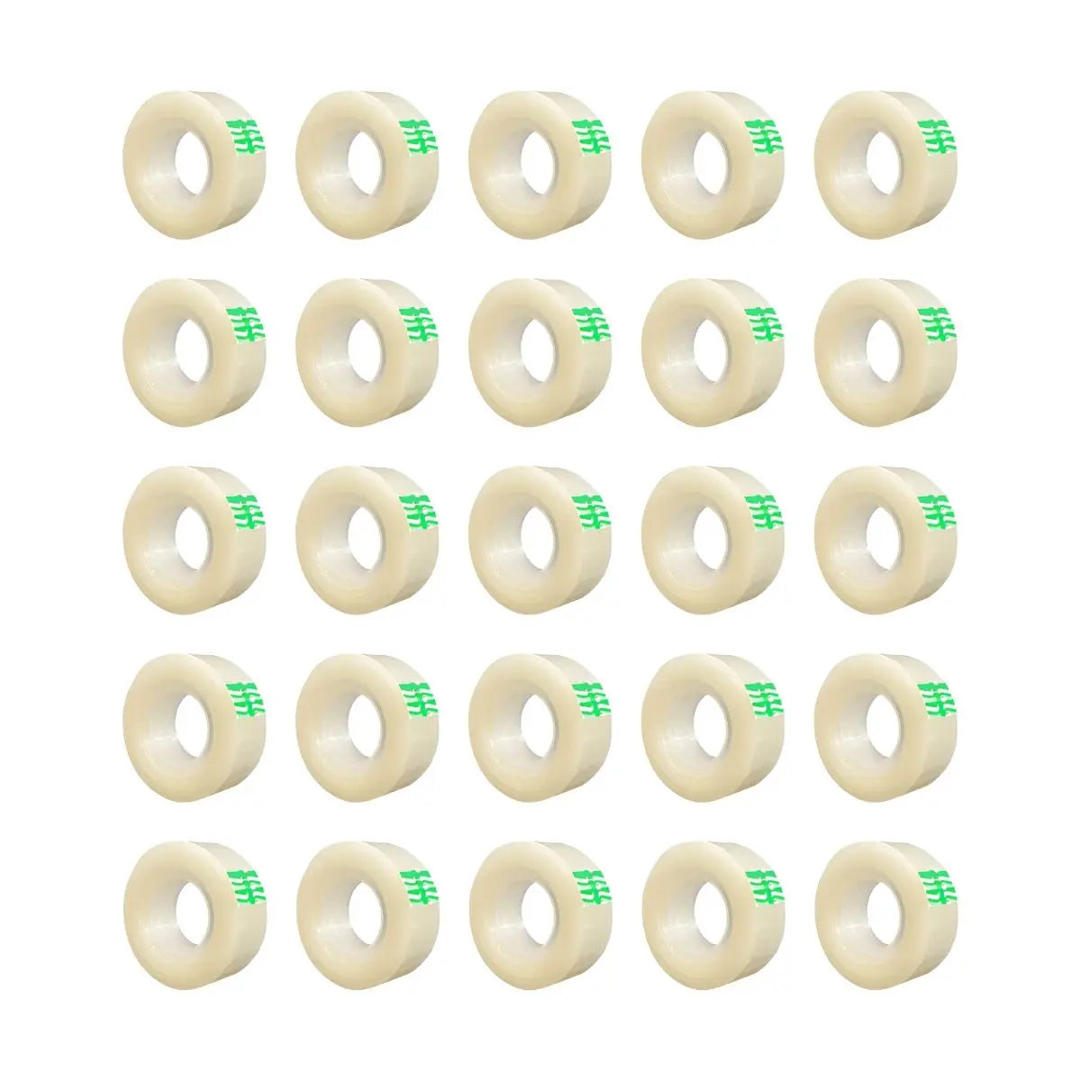 Pack 25 Cinta Adhesiva Corte Fácil Transparente de 24x65 Devek - Devek