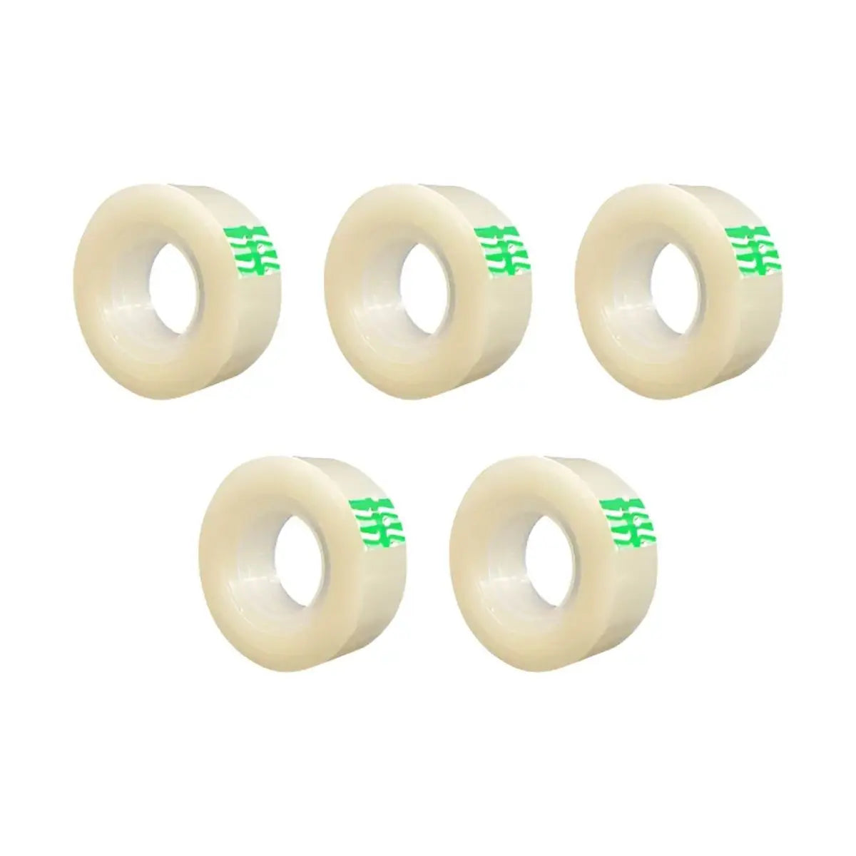 Pack 5 Cinta Adhesiva Corte Fácil Transparente de 24x65 Devek - Devek