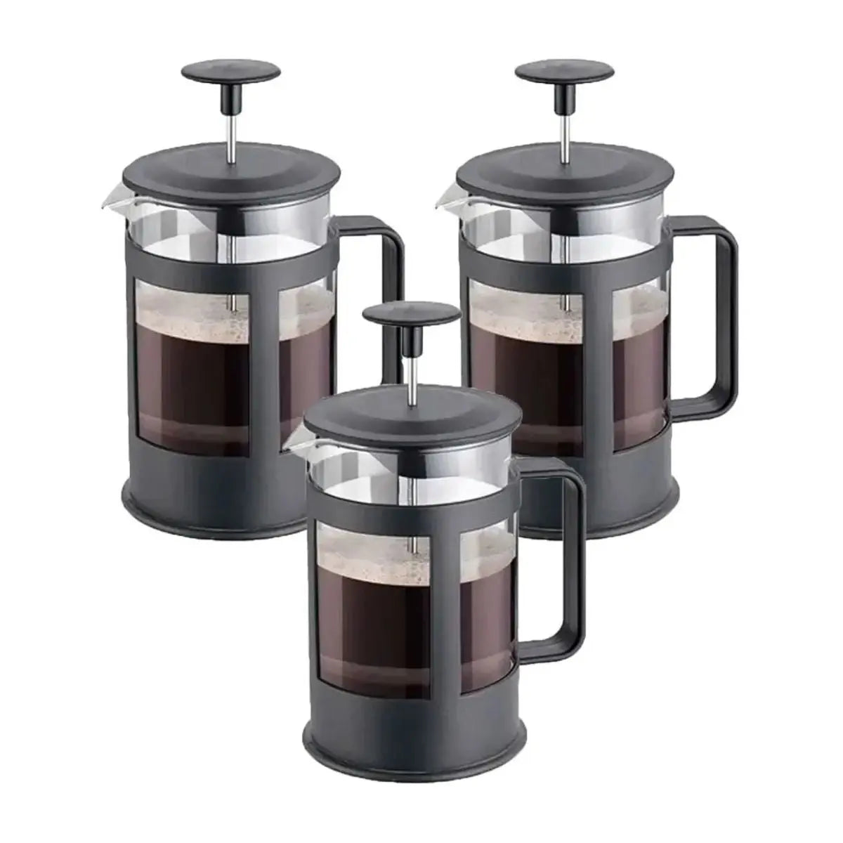 3pz Prensa Francesa 800ml - Coveme - vista lateral