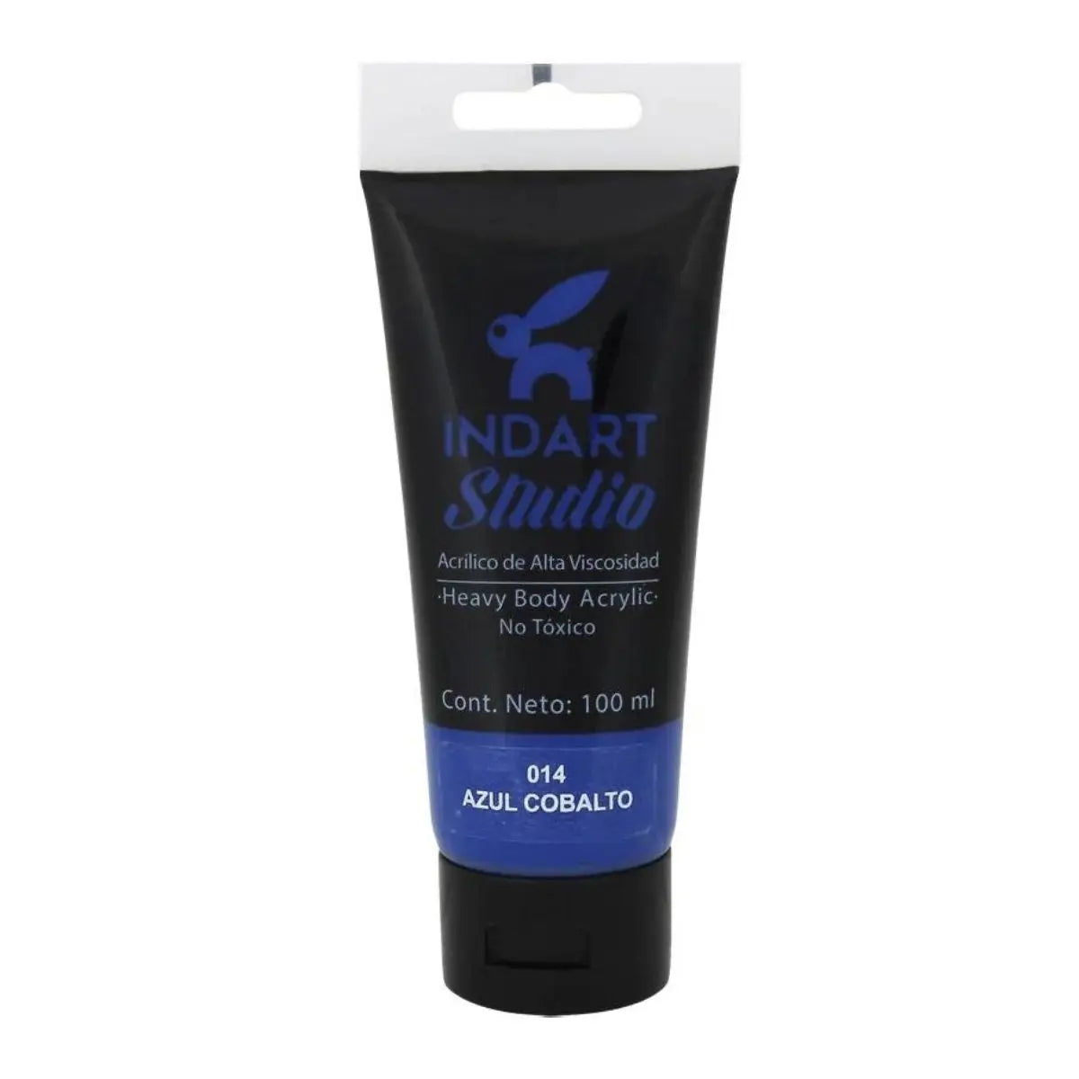 Pintura Acrilica Alta Viscosidad Indart Studio 100ml Colores Azul cobalto - Indart